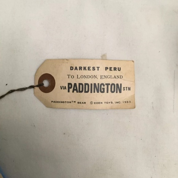 Dondi Paddington Bear Slippers Size (Large) 9/10 Blue Yellow - Picture 10 of 15